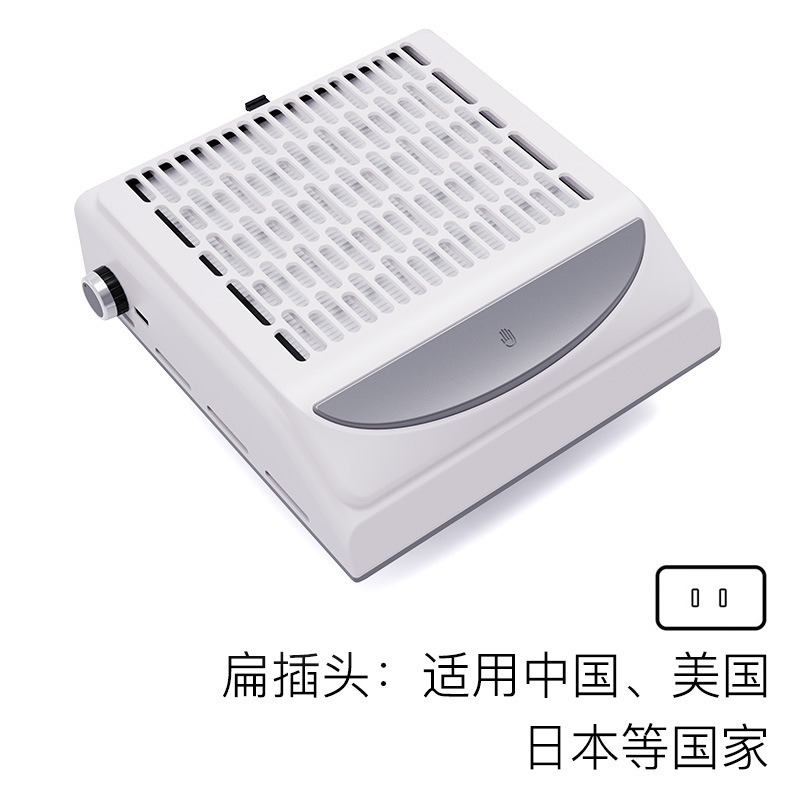 Colector polvo uñas 100w almohada mano japonesa enchufable alta potencia con pantalla filtro