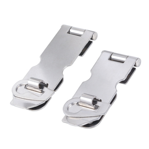 304 stainless steel thickened lock plate lock padlock door buckle hasp piece anti-theft door cabinet door drawer old-fashioned door nose