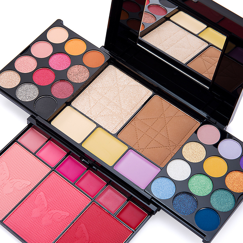 MISS YOUNG's new 38-color eyeshadow palette, contouring blush, lip gloss and makeup set, cross-border e-commerce for foreign trade beauty products undefined