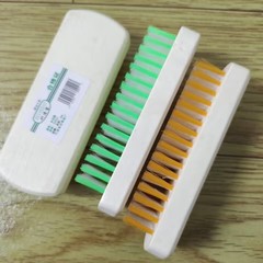 竹の清潔な宝の大きいサイズの木のブラシの四角形の洗濯は四角の服をこすります。
