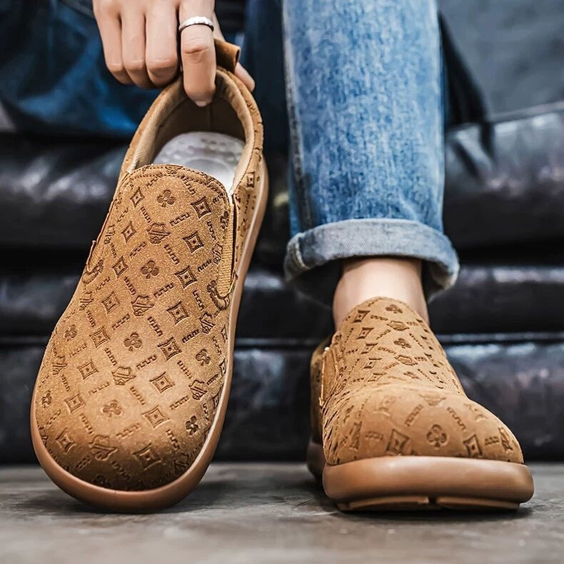 Men's Shoes Spring 2025 New Casual Sports Sneakers One-Leg Construction Site Work Waterproof Anti-Slip Work Safety Shoes