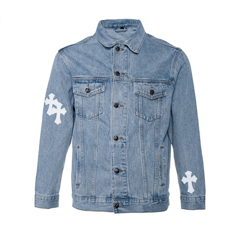 GMABCD Unisex Cross-Detail Denim Jacket – Relaxed Graphic Streetwear Outerwear - detail 8