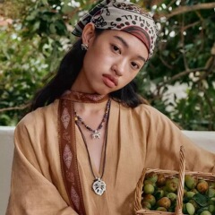 夏季新款斑马吊坠项链复古小众设计绿幽灵紫水晶红玛瑙串珠锁骨链