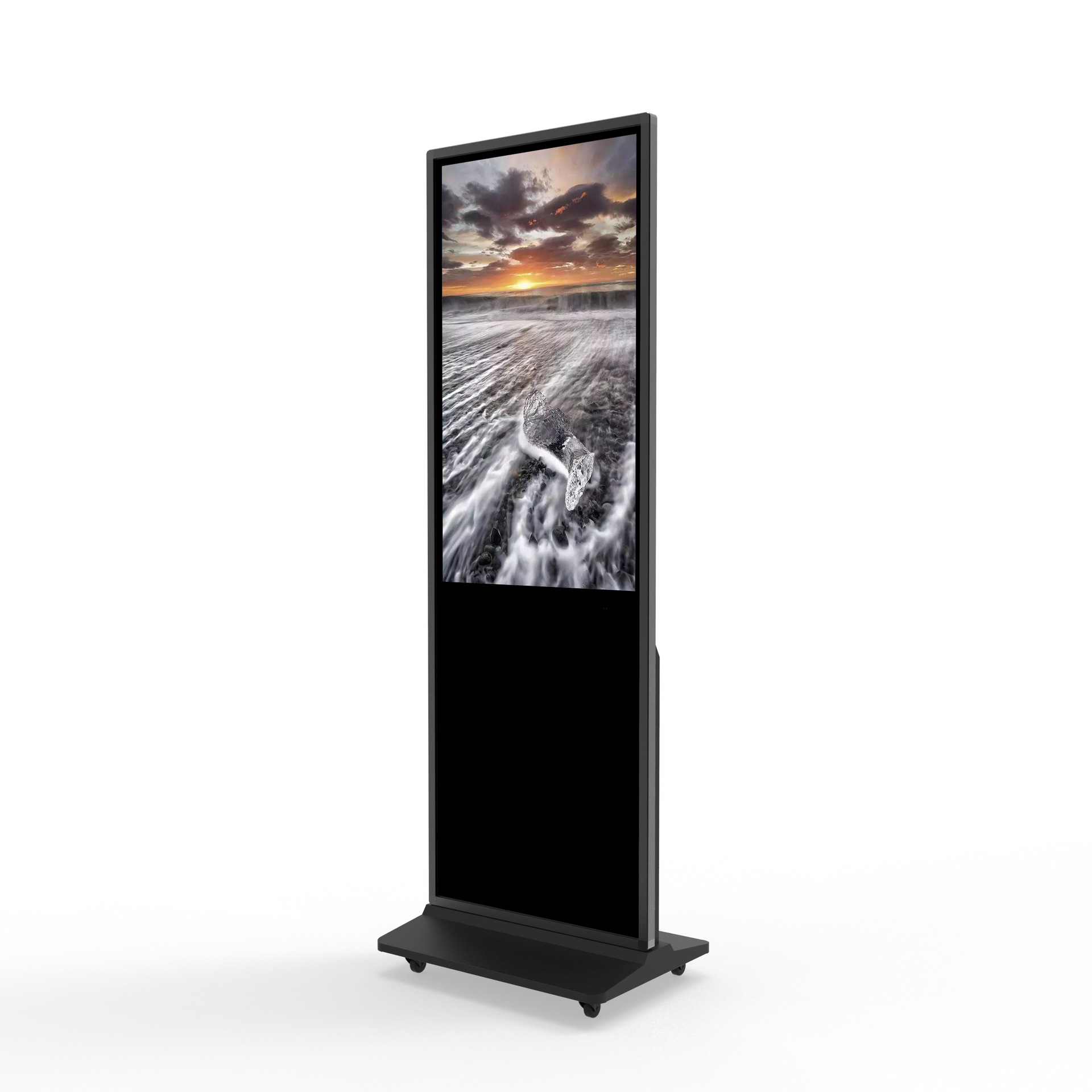 深圳32/43/49/55/65/75/85寸 RSCD-LDH-03立式红外触摸广告机现货