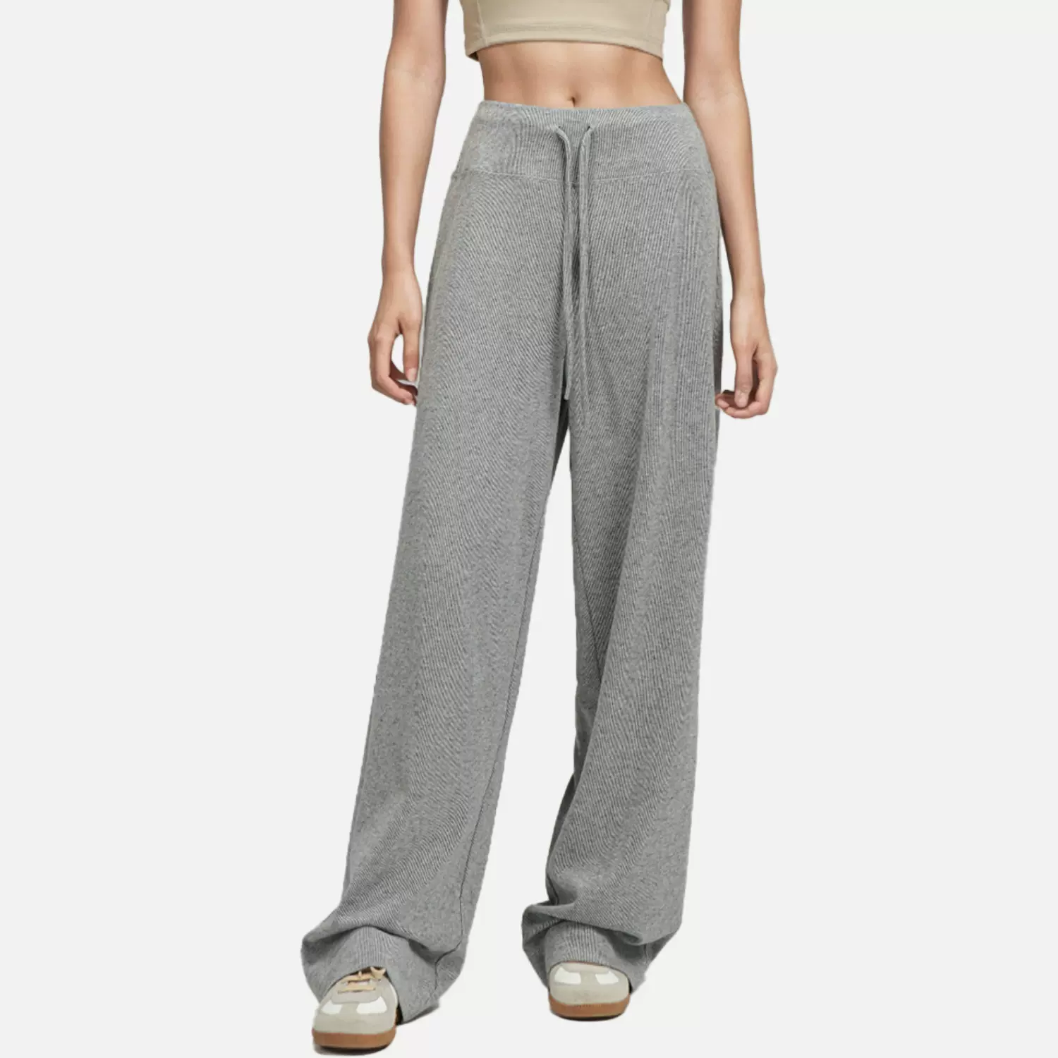 英国Ada.eu感瑜伽裤直筒健身运动裤慵懒松弛感宽松外穿休闲裤