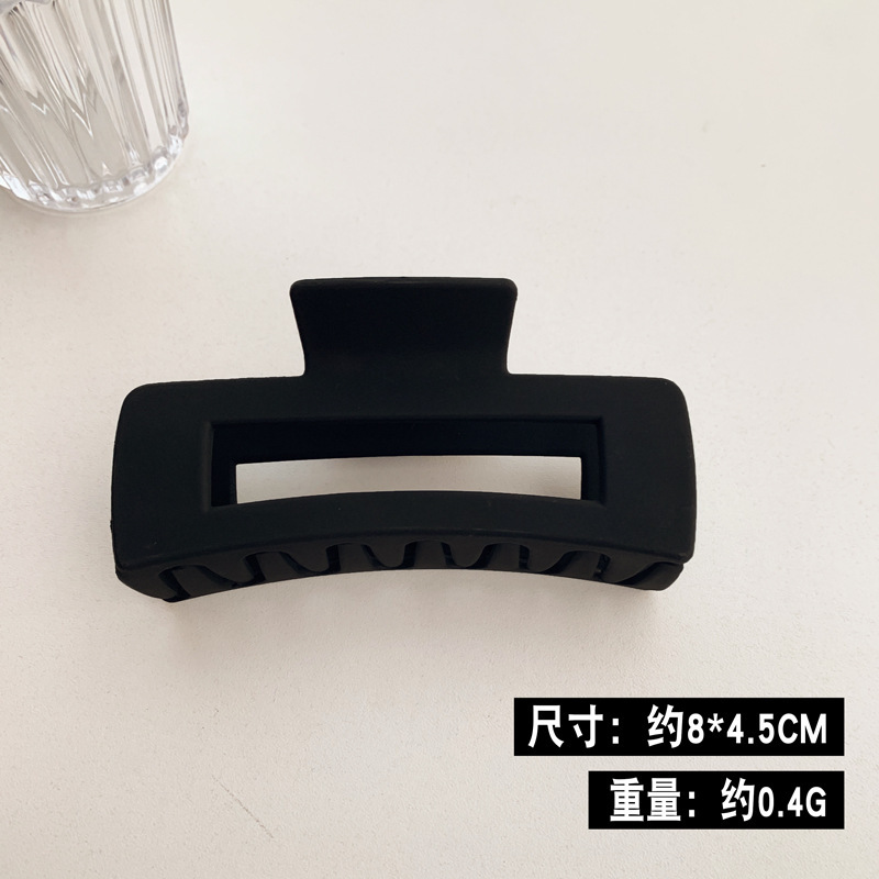 Clip de pelo negro alta Cola de Caballo fijo artefacto horquilla estilo coreano Cabeza trasera horquilla clip de tiburón clip de tamaño pequeño al por mayor