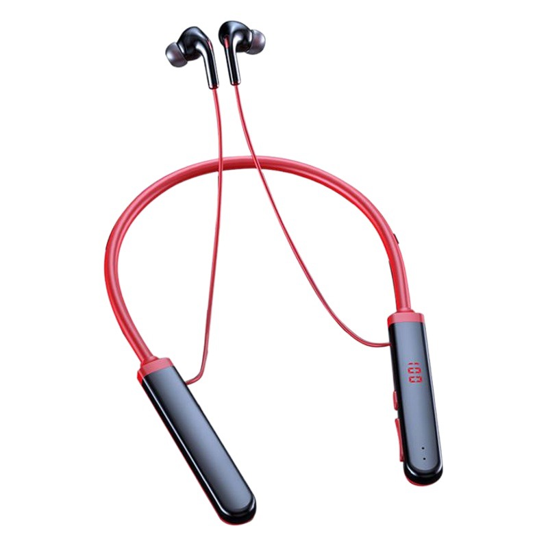 Ultra-larga resistencia 5,0 auricular Bluetooth montado en el cuello inalámbrico en la oreja de alta calidad de sonido reducción de ruido auriculares inalámbricos modelo privado