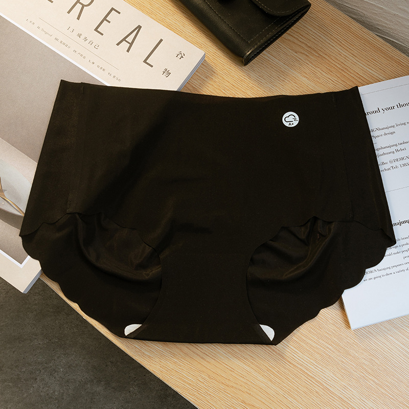 Pantalones de máscara de hadas seda de hielo sin costuras niñas seda ultrafina yoga fitness bragas invisibles blancas refrescante