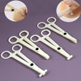 Disinfection Bag Tattoo Puncture Pliers Piercing Positioning Pliers Disposable Open Needle Tube Piercing Auxiliary Tools Diagonal Pliers