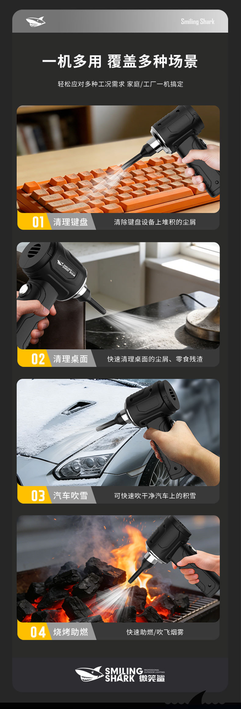New Multifunctional Silent Small Wireless Rechargeable Household and Car Vacuum Cleaner with High Power and Strong Suction