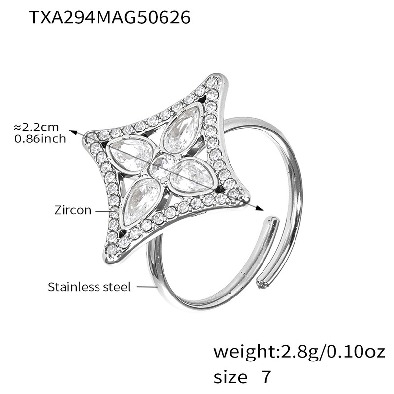 Xinyixinxian スーパーフラッシュ 5A ジルコン老眼フルダイヤモンドブレスレットネックレスリングセットステンレス鋼素材 18k リアルゴールドメッキ|undefined