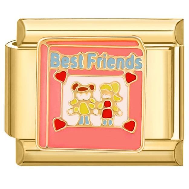 5931-Pink Frame Best Friends