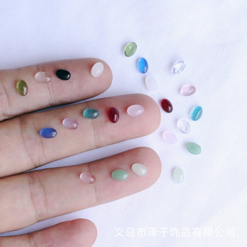 4*6mm ring oval patch nail sequins jewelry diy material accessories glass crystal glass manufacturers wholesale 4*6mm ring oval patch nail sequins jewelry diy material accessories glass crystal glass manufacturers wholesale