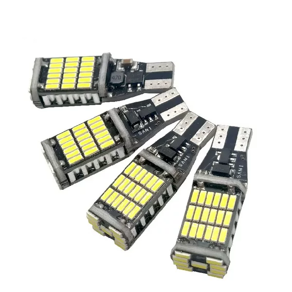 Car LED reversing light T15 4014 45SMD decoding bright tail light turn signal motorcycle small light