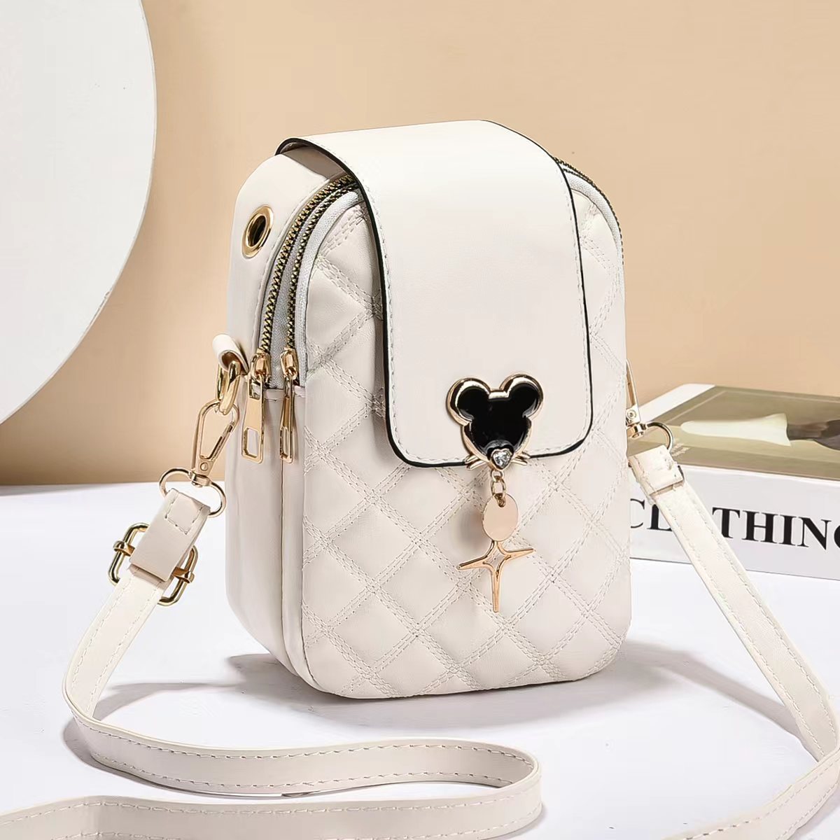 Mini exquisito bolso 2026 nuevo mochila de moda casual bolso de hombro diario versátil cross-bsgs