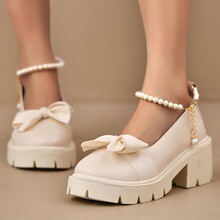 K 43112 Mary Jane Bow Flat Shoes �����ᵥЬ �羳ŷ��