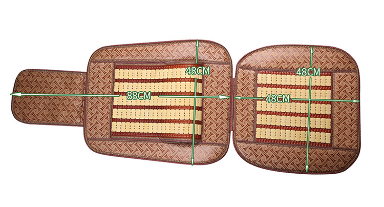 Summer Bamboo Car Seat Cushion Cover Summer Special Ice Silk Mat Mahjong Bamboo Breathable Seat Cushion Single Seat Cool Mat