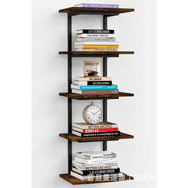 跨境展示架多层客厅简易窄架书柜置物架落地多层架卧室客厅转角