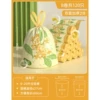 Floral double-sided garbage can, increased thickness, 45x, 50cm
