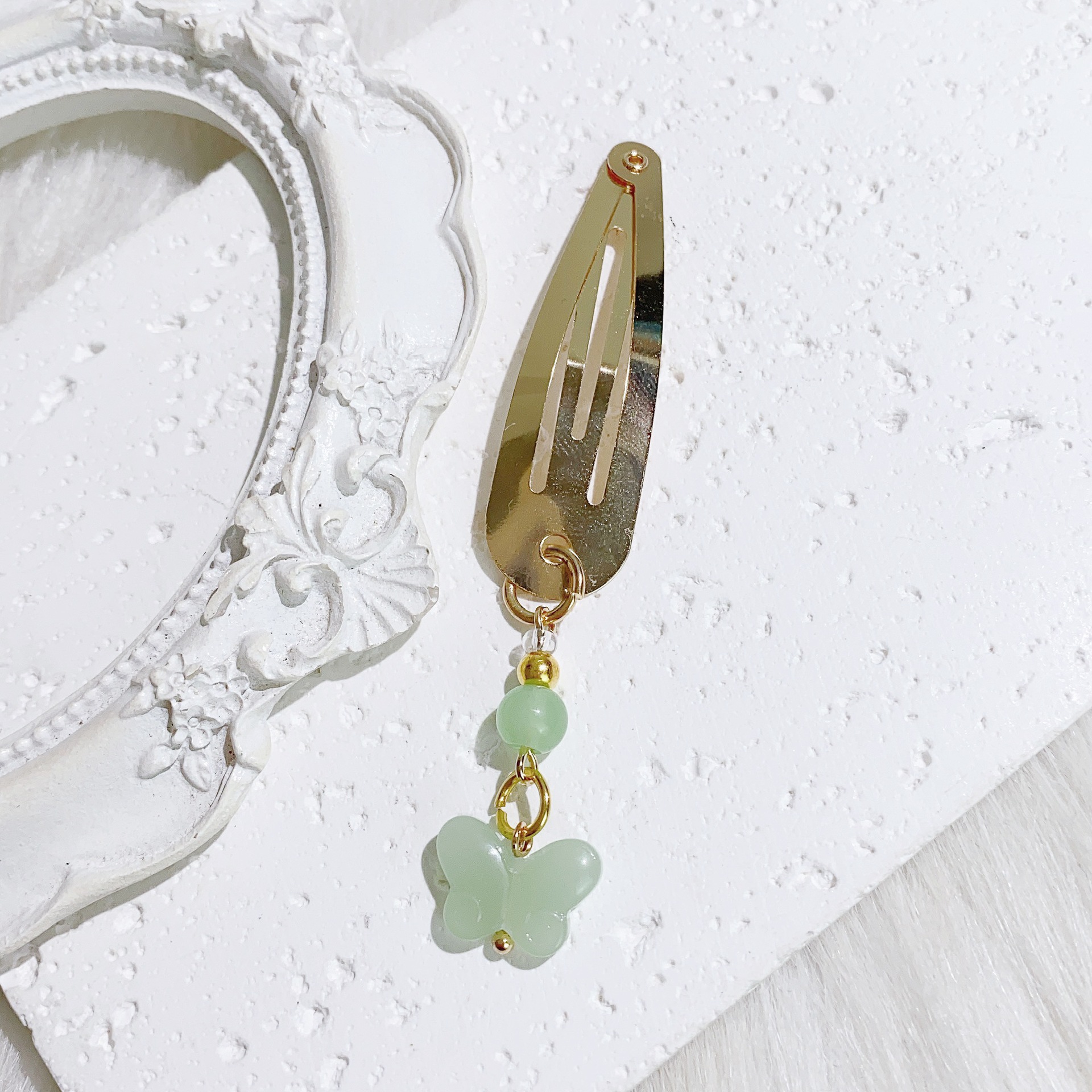 7g Weight Charm Hair Clips Hair Accessories Type 1 Piece Quantity Holiday, Street Occasion Alloy Material Butterfly Pattern All Seasons Season Women's Gender Cute, Sweet Style Cute Sweet Women's Butterfly Alloy Charm Hair Clips 7