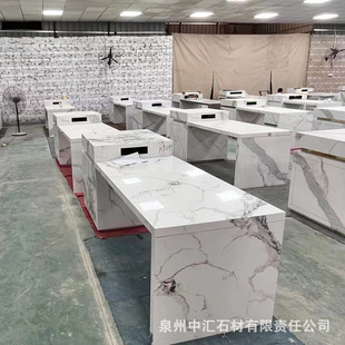 Not telescopic regular rock plate island 2.4 meters long island 800*800*900 random white 2580 yuan postage