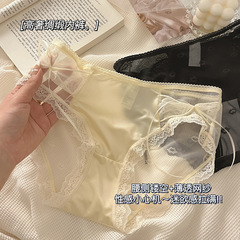 New style pure lust style girls lace underwear female sexy girl large size ladies pure cotton cotton crotch women's wholesale