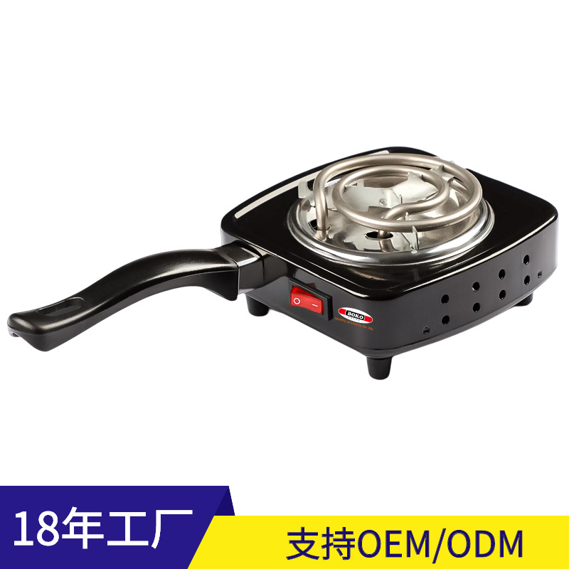 单管家用电热炉封闭式电炉调温单灶头1000W万用管式电热炉