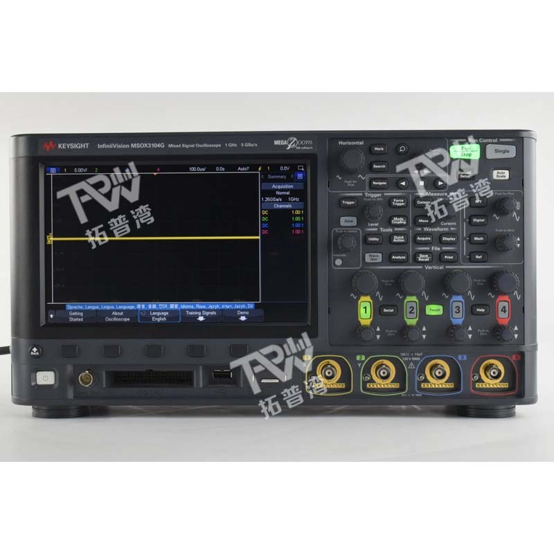 Keysight 是德科技 MSOX3104G 混合信号示波器 1 GHz 4 个模拟通