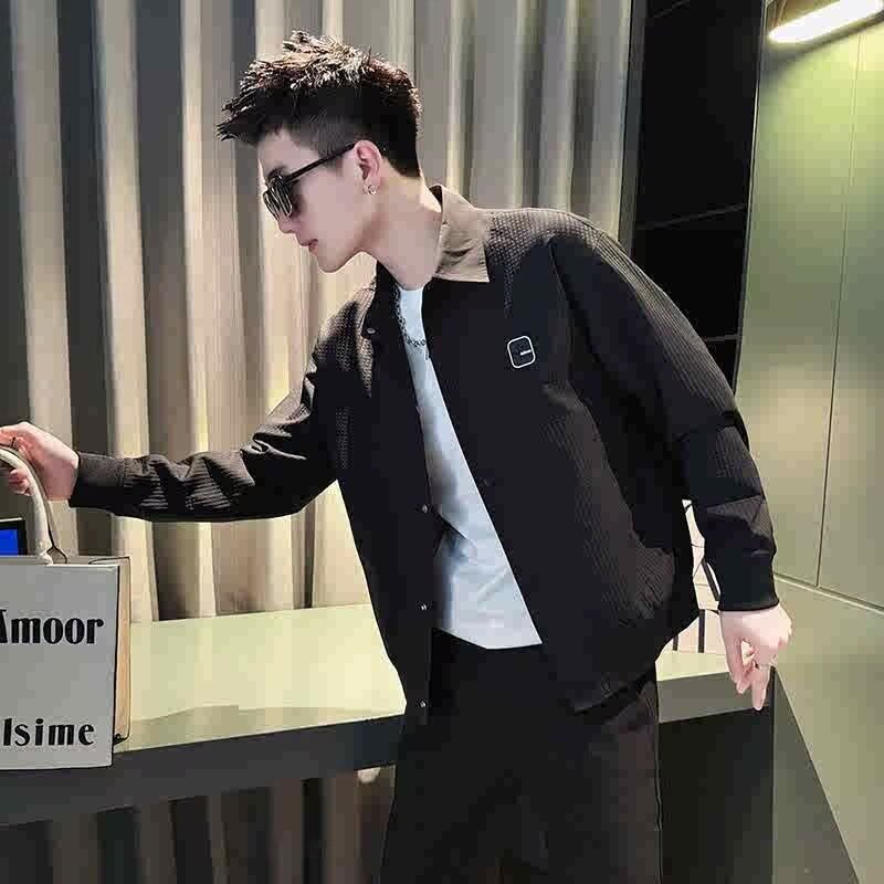 Workwear Jacket Men's Spring and Autum Men's Clothing Early Autum 2024 New Autum Clothing Summer Casual Early Autum Jacket Men's Style