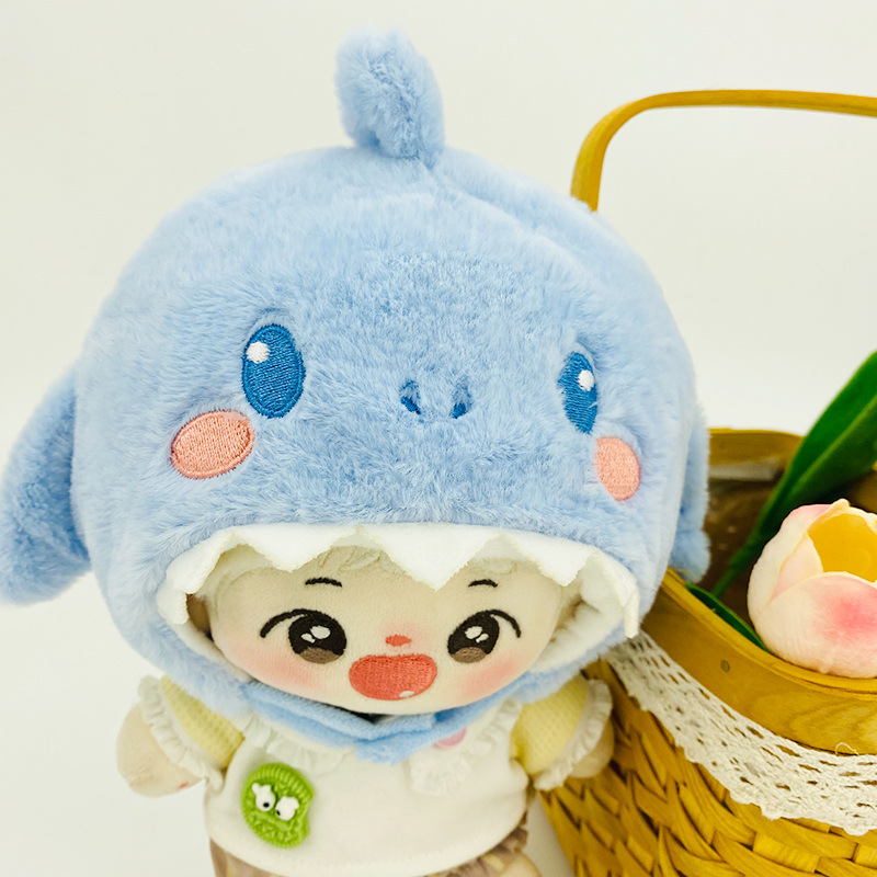 20cm lindo animal de dibujos animados sombrero de la muñeca de algodón sombrero de cerdo Rosa sombrero pequeño Castor muñeca Ropa Accesorios