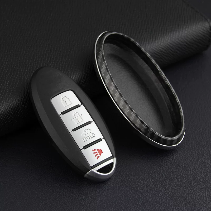 Applicable to the new and old overseas Nissase key shell carbon fiber, Tian Lai Toule, Teterie, Filkue Rogue sleeve