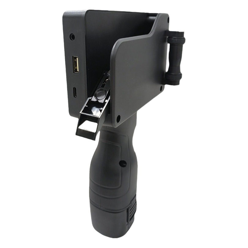 Yaomatec1755, línea de montaje de impresora de inyección de tinta de mano inteligente, cambio de número de lote, máquina de marcado, fecha de producción de alimentos