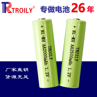 TROILYƷ��懚�늳� AA2500mAh�ɳ����ߴ�����5̖���늳����l