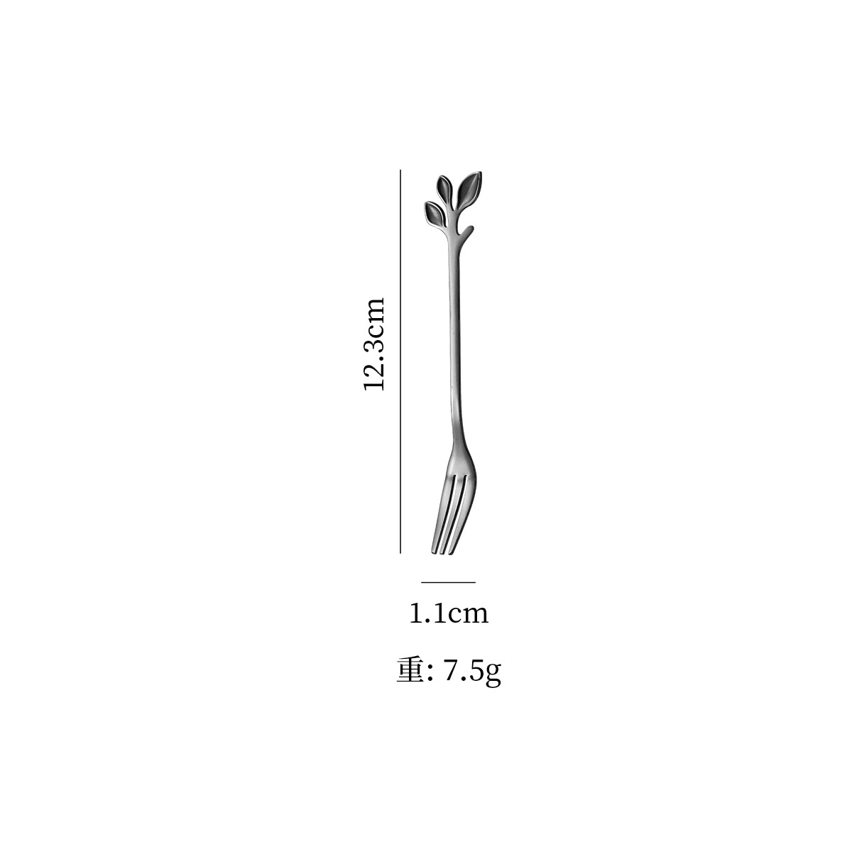 ช้อนชากาแฟและส้อม (สแตนเลส) ตกแต่ง ที่ตีผสม สีทองและหลายสี options