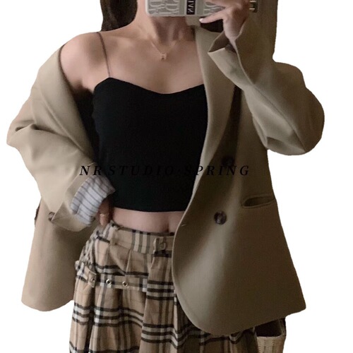 Internet celebrity beautiful back tube top underwear for women with breast pads and no rims pure cotton camisole student anti-exposure bottoming chest wrap