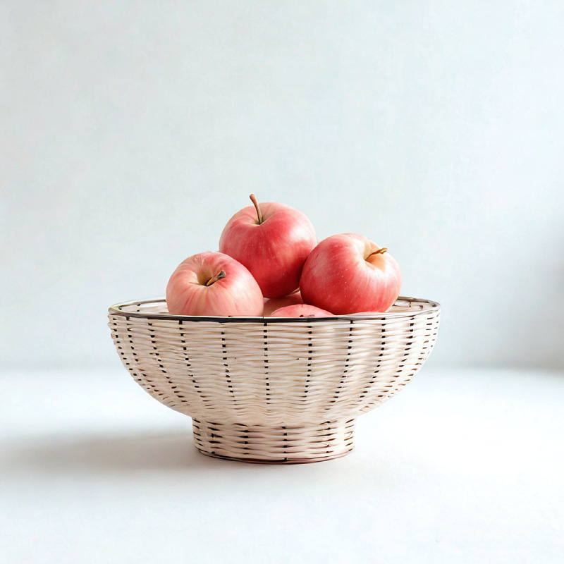 Cesta de comida de ratán real mate Cesta de palomitas de maíz Cesta de papas fritas Cesta de verduras de olla caliente Cesta de frutas Cesta de dim sum Cesta de pastel Cesta de verduras
