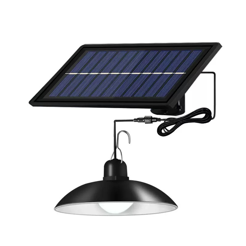 Nuevo tipo de lámpara solar dividida lámpara de iluminación doméstica al aire libre un remolque dos lámpara de iluminación de patio camping al aire libre lámpara de campamento