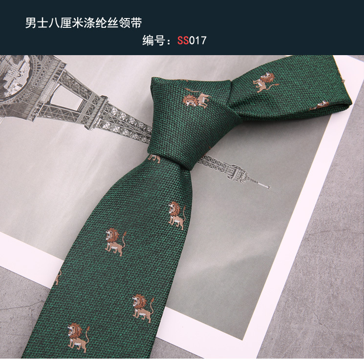 Ropa formal de los hombres de la boda del novio de los hombres de negocios Azul Rojo mano anudada traje de rayas patrón animal corbata