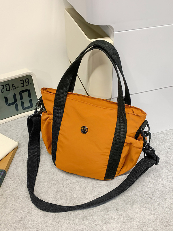 新款休闲手提包菜篮包时尚多巴胺彩色水桶包女轻便百搭单肩斜挎包|undefined