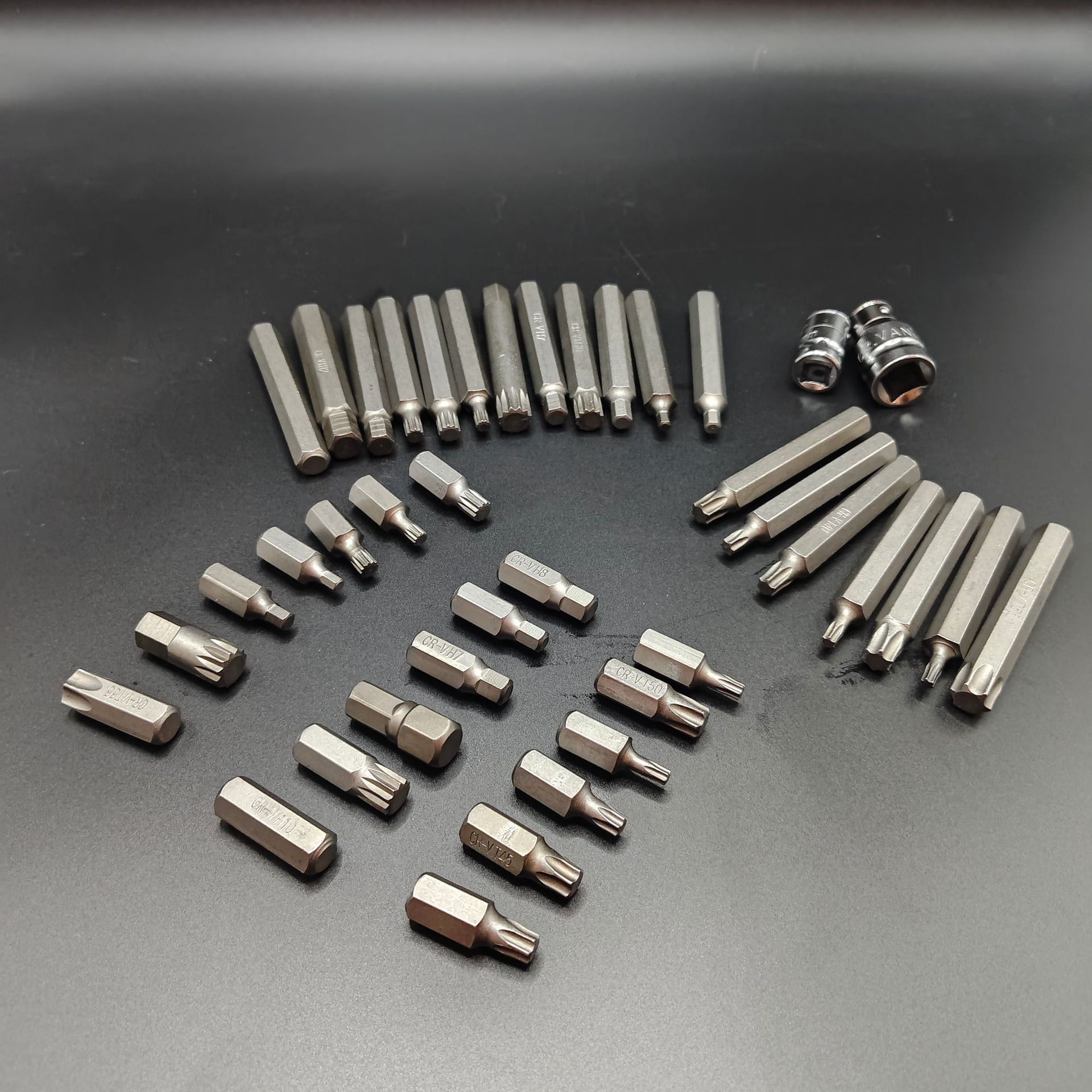 Auto Repair Tool Set, Bit Set, Star Bit, Plum Blossom Combination, 40 Spline Piece Set, Flower-Shaped Wrench, Inner Hexagon