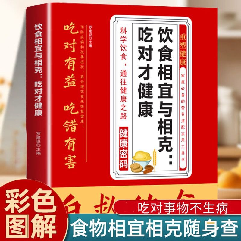Eating in Accordance with Your Body's Needs and Avoiding Foods That Are Harmful to Your Body Can Lead to Health. Self-Help Diet and Nutrition Pairing Guide for Home Meals