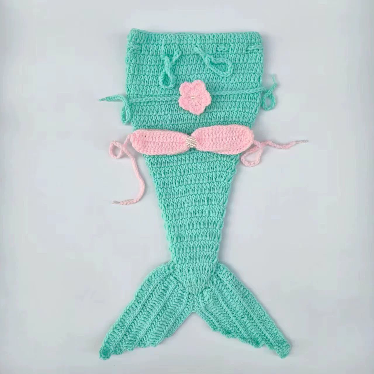 Children's woven photography props for new born for early age handmade, set from pearl, wholesale