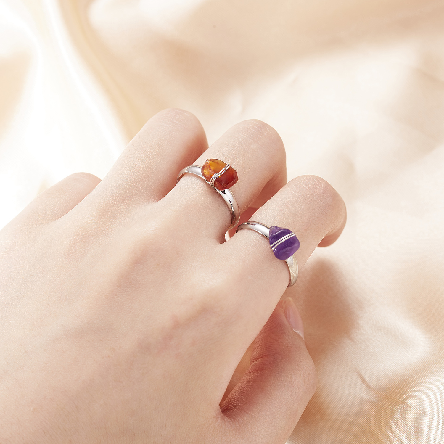 Fashion Geometric Copper Plating Open Ring 1 Piece