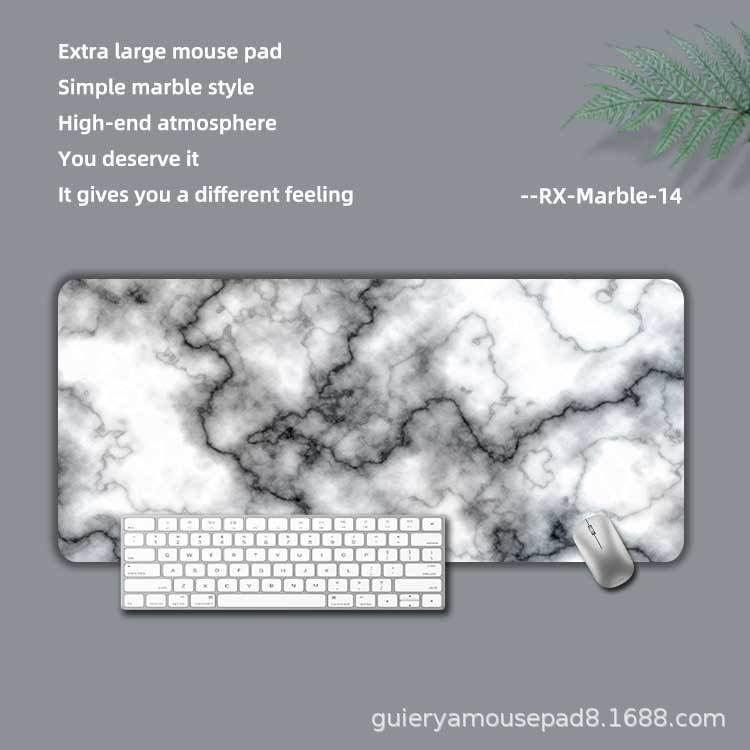 Alfombrilla de ratón con diseño de mármol estilo nórdico, antideslizante, ideal para oficina o escritorio