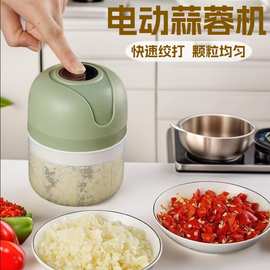 电动捣蒜器压蒜器辅食料理机无线迷你打蒜泥神器拉蒜跨境批发厂家