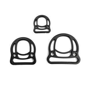 Factory 13Mm-51Mm Plastic Schoolbag Luggage Accessories Backpack with Wire D-Ring Hook Connection D Buckle Supply