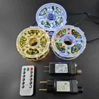USB струнный медный провод светодиодный пульт дистанционного управления медные огни рождественские огни комната декоративные огни цветные огни низкого давления вспышка струнные лампы оптом