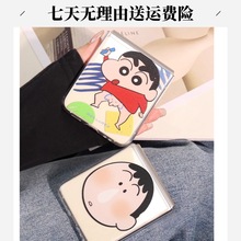 蜡笔小新适用novaflip华为pocket2三星flip6/5折叠手机壳透明荣耀