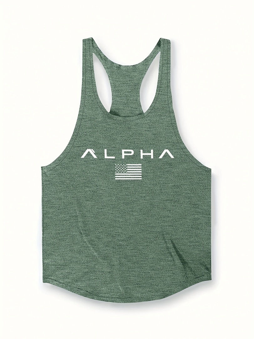 Men's Fitness Vest Loose Sleeveless Top For Sports Running Basketball Training_viptrois.com