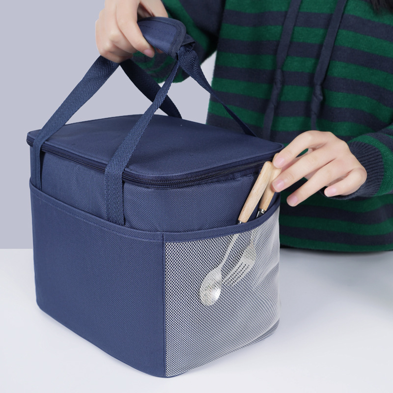 Nuevo paquete de aislamiento térmico de gran capacidad de color cruzado venta caliente al aire libre paquete de hielo con bolsa de almuerzo bolsa de almuerzo de oficina